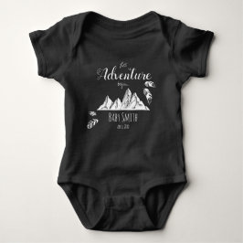 Let the Adventure begin personalizable name Romper