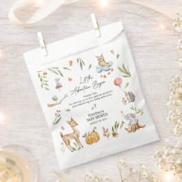 Let the Adventure Begin' Woodland Baby shower Bedankzakje