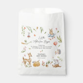 Let the Adventure Begin' Woodland Baby shower Bedankzakje (Voorkant)