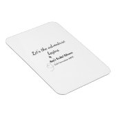 Let the Adventure Begint vrijgezellenfeest Naam to Magneet (Rechterzijde)