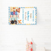 Let the Adventures Begin | Boy's Baby Shower Spandoek (Insitu)