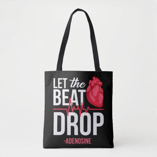 let The Beat Drop  Adenosine TeeLet the beat drop- Tote Bag (Voorkant)