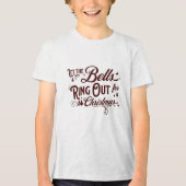 Let the Bells Ring Out for Christmas Festive Holid Tri-Blend Shirt (Voorkant)