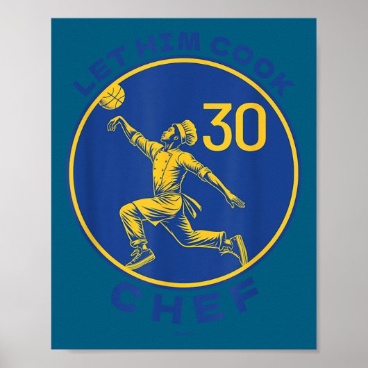 Let The Chef Cook Funny Basketball Court Legend Mo Poster (Voorkant)