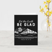 Let The Earth Be Glad - Psalm 96_ 11-12 Kaart (Gele Bloem)