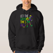 Let The Good Time Roll Bead  Mardi Gras Carnivall  Hoodie (Voorkant)