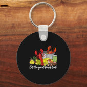 Let The Good Times Boil Funny Crawfish Season Loui Sleutelhanger (Voorkant)
