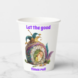 Let The Good Times Roll Mardi Gras Papieren Bekers