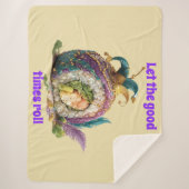 Let The Good Times Roll Mardi Gras Sherpa Deken (Voorkant)