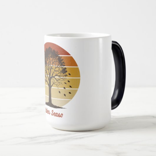 Let the Gourd Times Roll Autumn Design Magische Mok (Voorkant rechts)