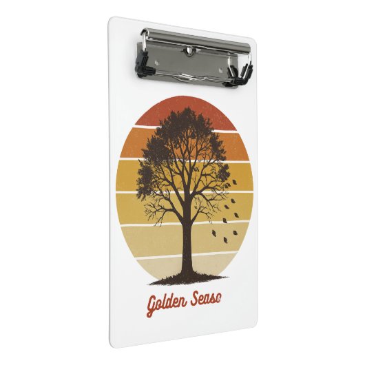 Let the Gourd Times Roll Autumn Design Mini Klembord (Schuin)