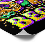 Let The Shenanigans 67 Begin Mardi Gras Quote _4  Poster (Hoek)