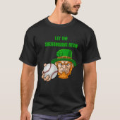 Let The Shenanigans Begin Baseball St Patrick's Da T-shirt (Voorkant)