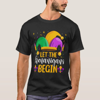 Let The Shenanigans Begin Fat Tuesday New Orleans  T-shirt