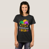 Let The Shenanigans Begin Fat Tuesday New Orleans  T-shirt (Voorkant volledig)