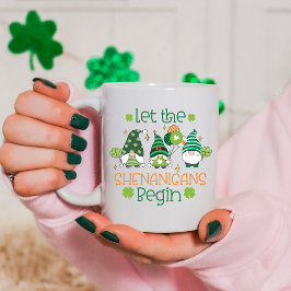 Let the Shenanigans Begin Gnomes St. Patrick’s Day Koffiemok