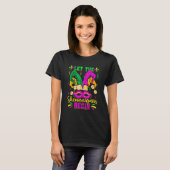 Let The Shenanigans Begin Jester Mardi Gras Carniv T-shirt (Voorkant volledig)