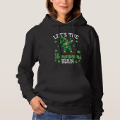 Let The Shenanigans Begin Leprechaun St Patrick's  Hoodie (Voorkant)
