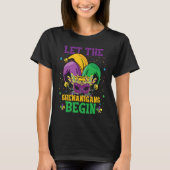 Let The Shenanigans Begin Mardi Gras Celebration T-shirt (Voorkant)
