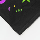 Let The Shenanigans Begin Mardi Gras Lips Girl Wom Fleece Deken (Hoek)