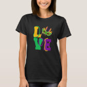 Let The Shenanigans begin Mardi Gras love y'all Pr T-shirt (Voorkant)