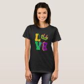 Let The Shenanigans begin Mardi Gras love y'all Pr T-shirt (Voorkant volledig)