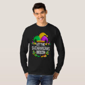 Let The Shenanigans Begin Mardi Gras Shirts, Kids  T-shirt (Voorkant volledig)
