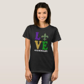 Let The Shenanigans begin Mardi Gras y'all grandma T-shirt (Voorkant volledig)