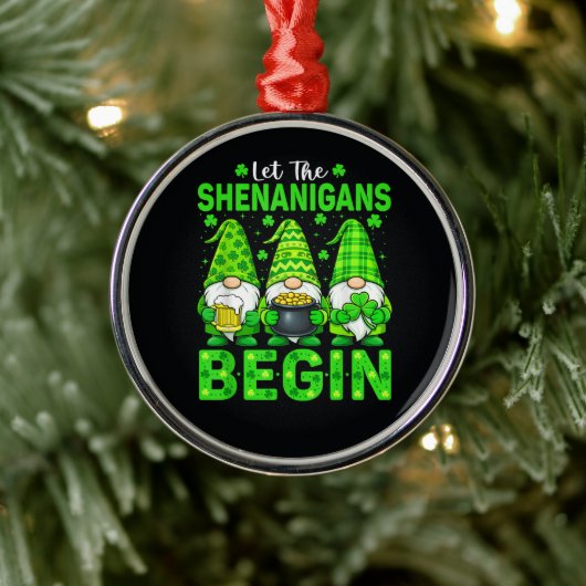 Let The Shenanigans Begin Metalen Ornament (Boom)