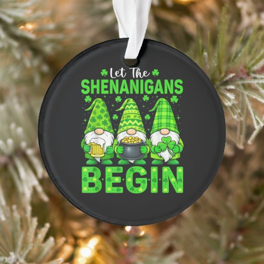 Let The Shenanigans Begin Ornament (Boom)