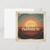 Let The Sunshine In Save The Date (Voorkant / Achterkant)