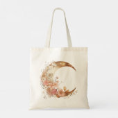 Let the Sunshine In Sun Moon Floral Tote Bag (Achterkant)