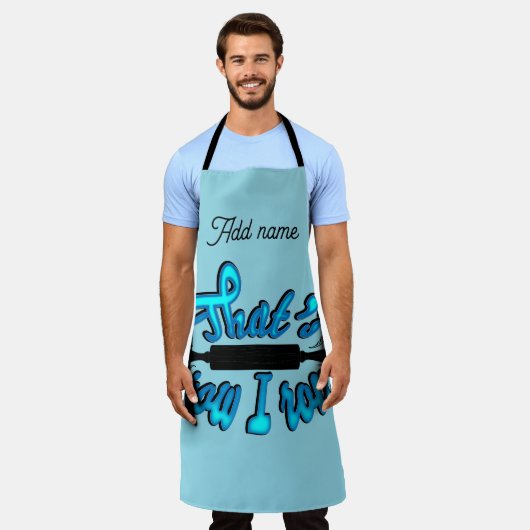 Let Them Cook Personalized Kitchen Schort (Gedragen)