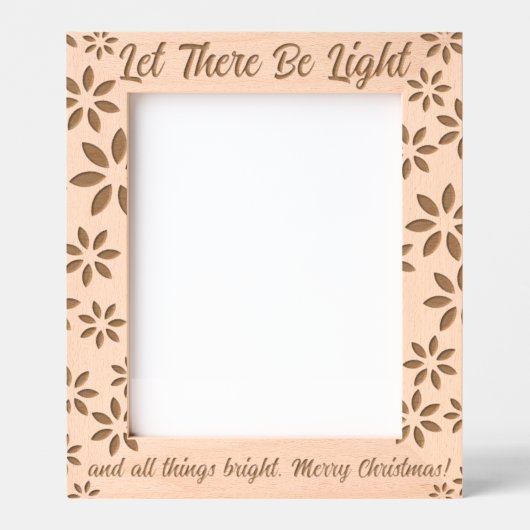 Let There Be Light, Christmas Holidays Photo Gegraveerde Lijstjes (Voorkant)