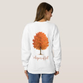 Let Things Go – Herfst Sweatshirt (Achterkant volledig)