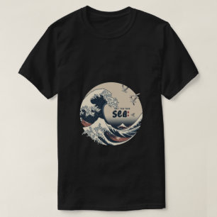 let tor tour zee Japans golf print ontwerp T-shirt