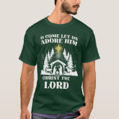 Let Us Adore Him T-Shirt (Voorkant)