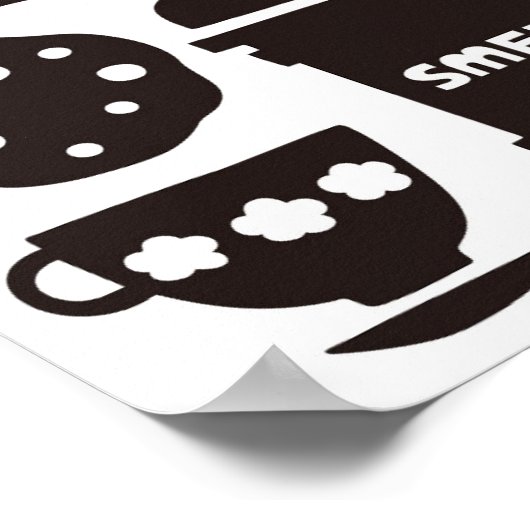 LET VOOR KOFFIE POSTER (Hoek)