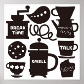 LET VOOR KOFFIE POSTER (Voorkant)