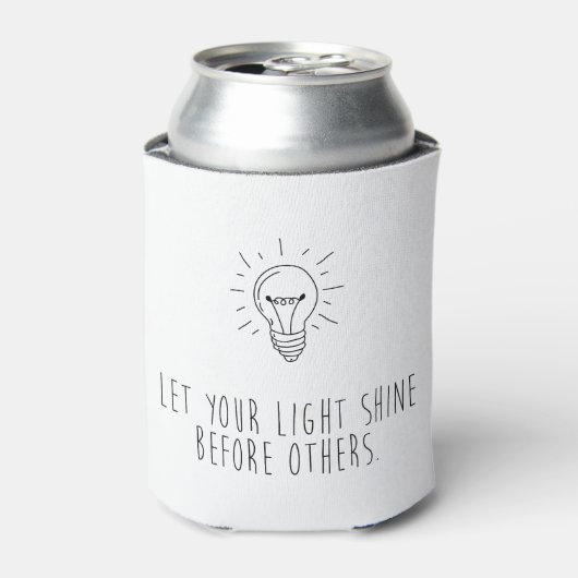 Let You Light Shine Before Others Blikjeskoeler (Blikje Voorkant)