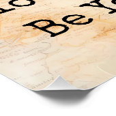 Let Your Dreams Be Your Compass Perfect Poster (Hoek)