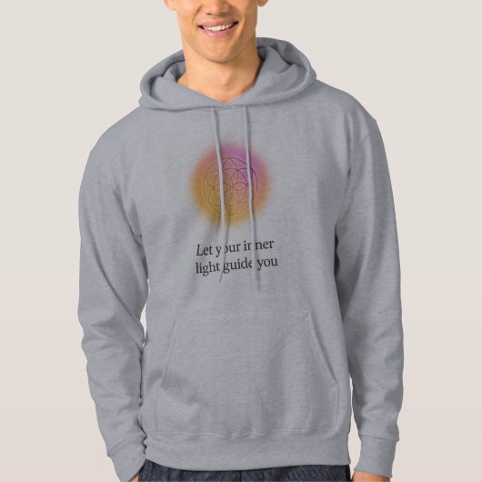 Let Your Inner Light Guide You Spiritual Hoodie (Voorkant)