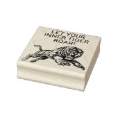 Let Your Inner Tiger Roar Inspirational Stamp Rubberstempel (Stempel)
