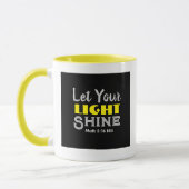 Let Your Light Shine Bible Verse Yellow Black  Mok (Links)