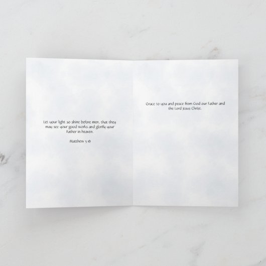 Let Your Light So Shine Kaart (Binnen)