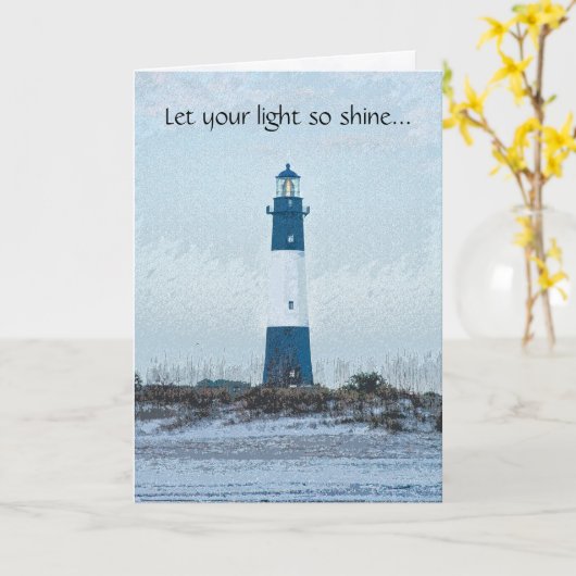 Let Your Light So Shine Kaart (Gele Bloem)