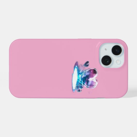 Let your phone shine with love and sparkle. 💖 iPhone 15 case (Achterkant horizontaal)