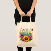 Let Your Spirit Bloom Tote Bag (Voorkant (product))