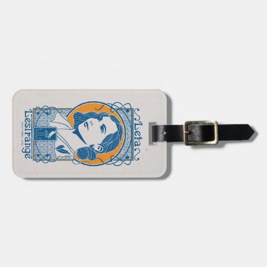 Leta Lerare Illustratie Bagagelabel (Voorkant horizontaal)
