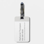 Leta Lerare Illustratie Bagagelabel (Achterkant verticaal)